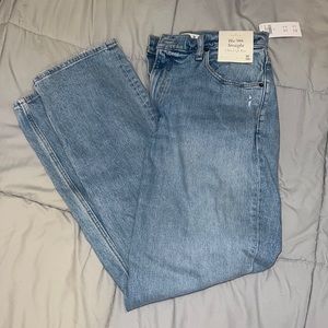 Abercrombie curve love 90a straight ultra high rise jeans